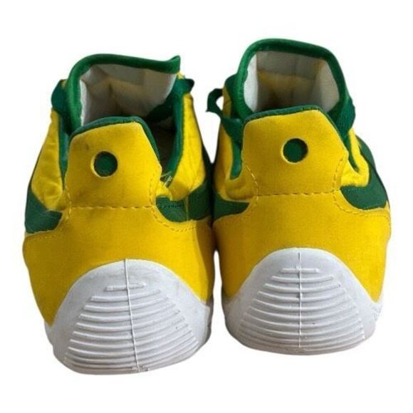 PANAM Made in Mexico Hand Crafted Vintage Sneakers Yellow Green Women Size 6.5 - Picture 6 of 13